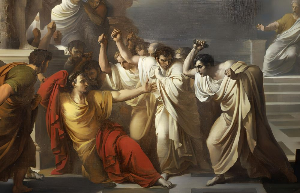 The assassination of Julius Caesar was partly due to his trying to be a good and relatively soft leader toward his Roman adversaries.