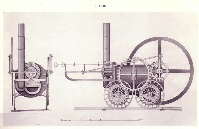 Penydarren locomotive.