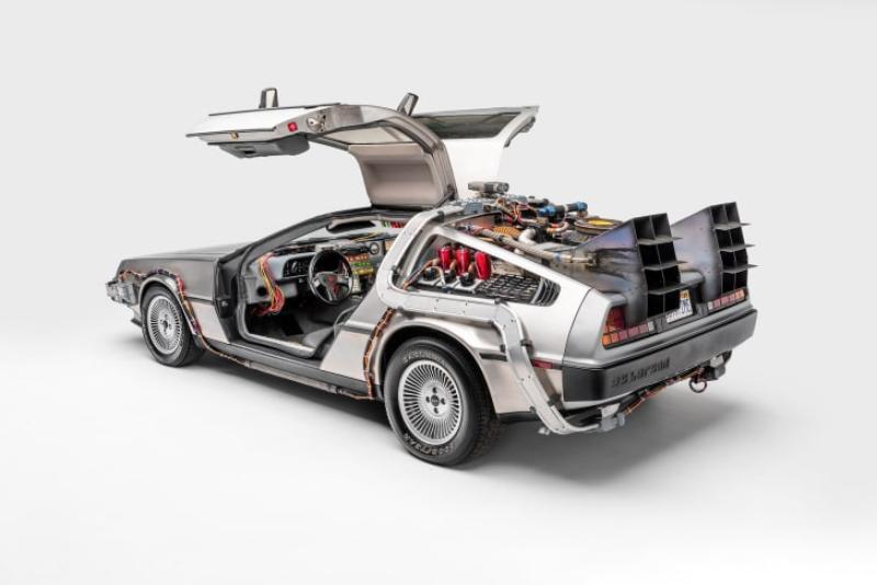 The Petersen Automotive Museum is home to the Back to the Future vehicle. (Credit: Petersen Automotive Museum/Ted 7)