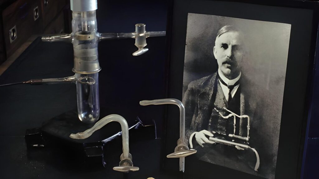 ernest rutherford experiment year