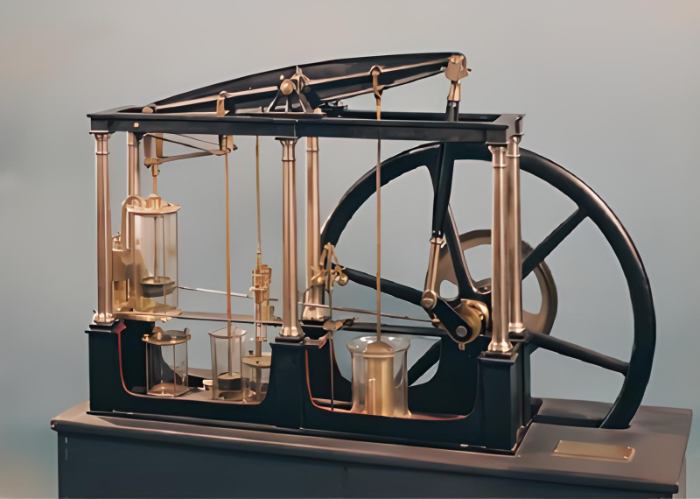 James Watt's steam engine, 1765