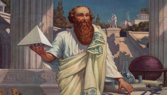 Pythagoras was one of the pioneers of the geometry