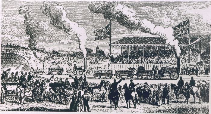 Rainhill Trials in the Illustrated London News