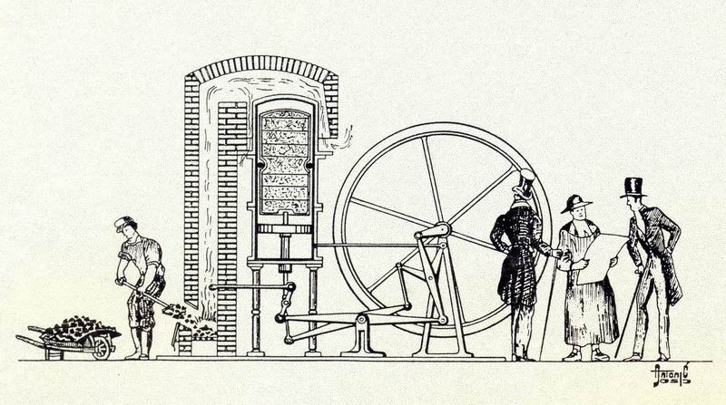 The Stirling engine was the first closed system engine with no air intake or exhaust gas outflow.