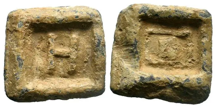 Ancient Greek lead weights. Lead Weight - 250 BC