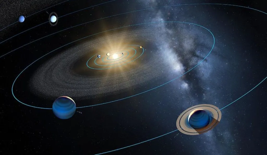 More than 99 percent of the solar system's mass is found in the sun.