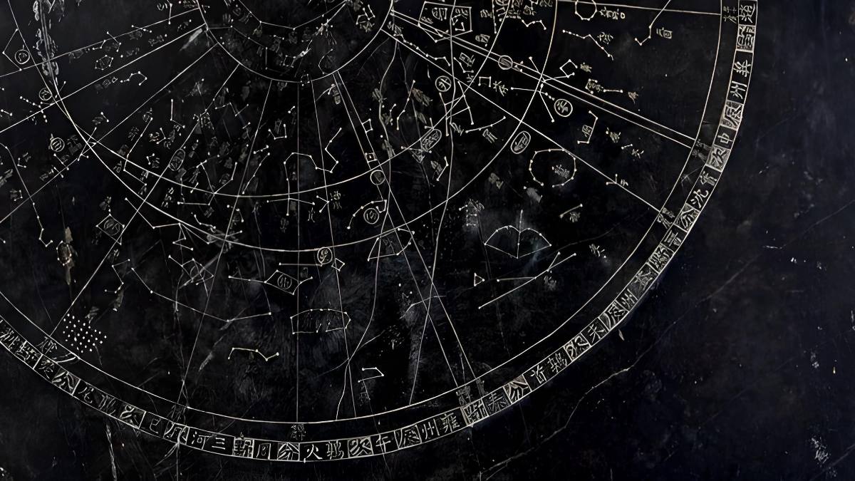 A Chinese star map.