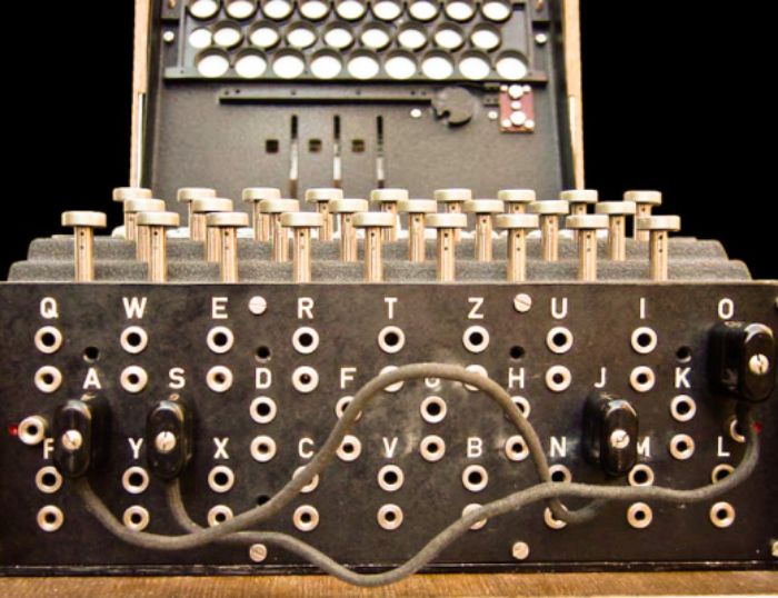 The Enigma machines' plugboard