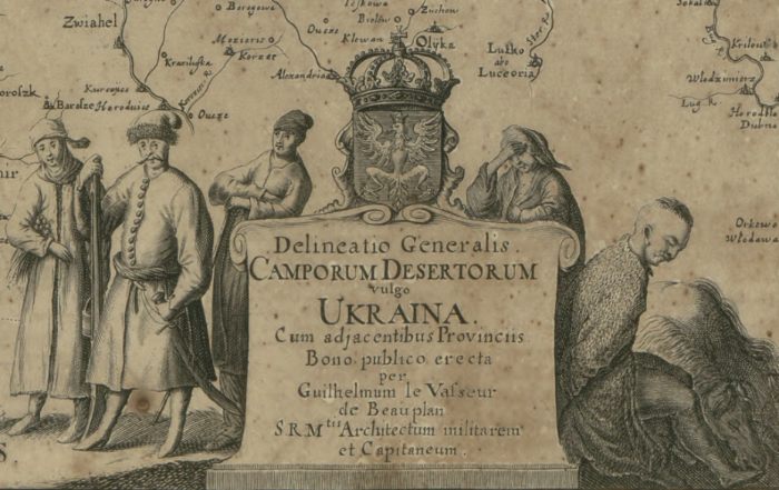 This 1648 map is one of the first apperance of the name "Ukraine" for the region in history.