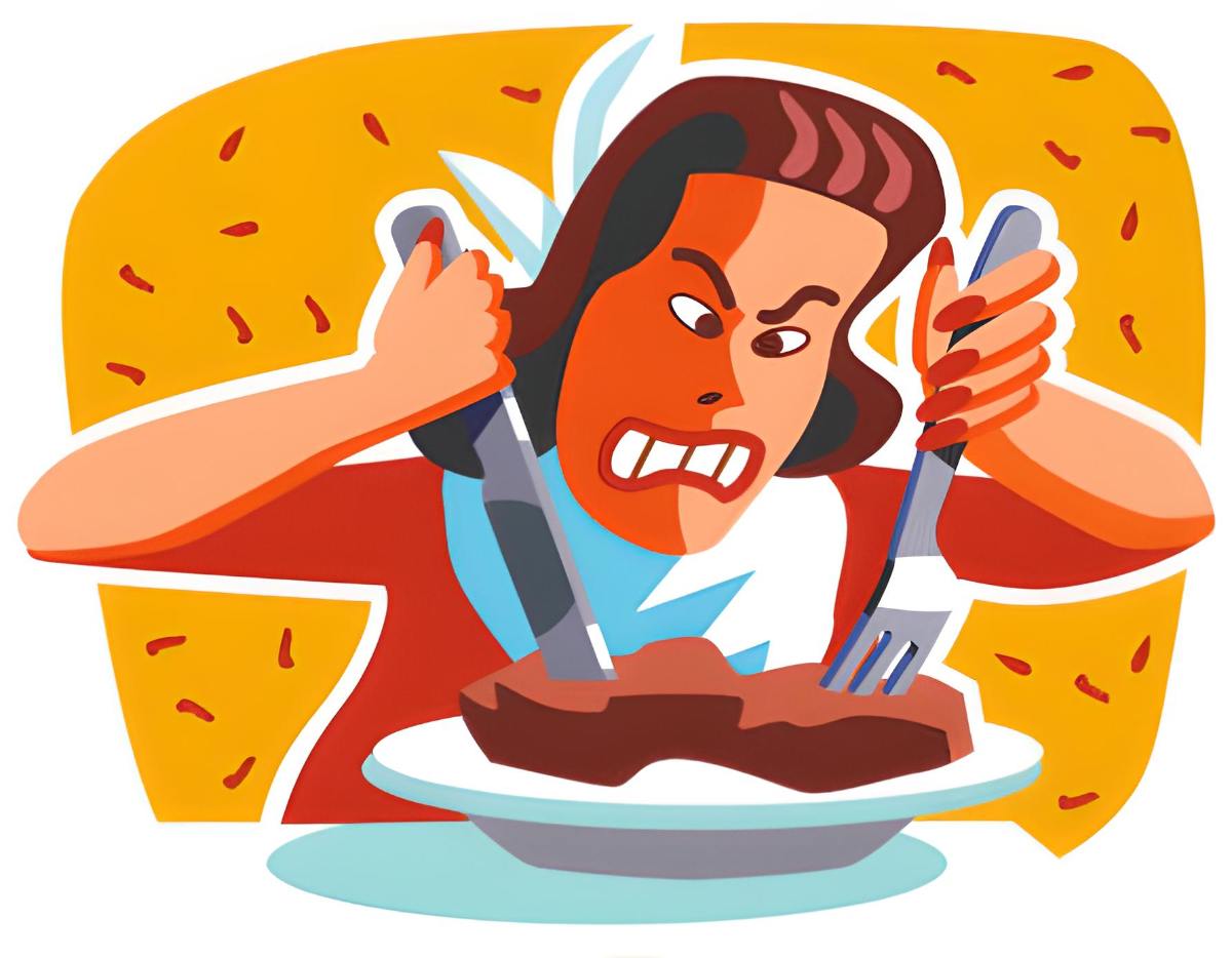 Why do we get angry when hungry, a.k.a "hangry"