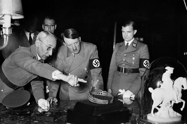 Hitler stole a large number of artworks for Germany during World War II or hid them elsewhere.