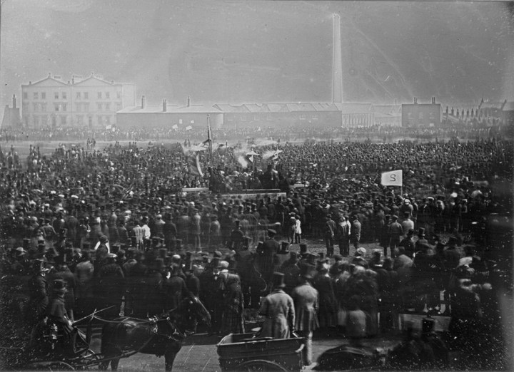 April 10, 1848, hundreds of people gathered at Kennington Common in London. But they dispersed silently, accompanied by soldiers and police.