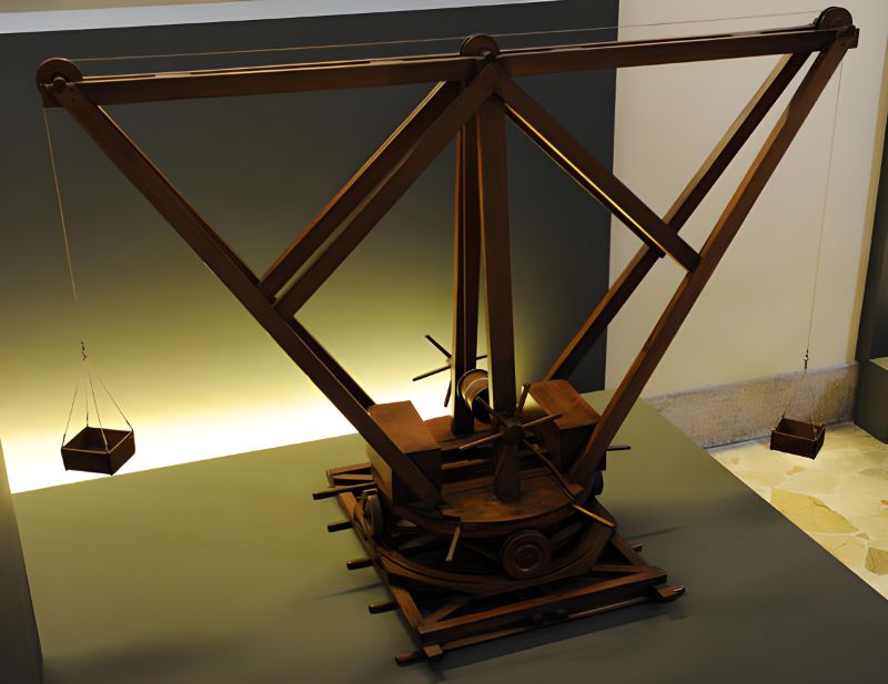 leonardo da vinci crane