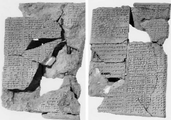 A medical tablet of the Assyrians.