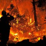 In California, firefighters are battling the Lake Fire. (Image credit: Brandi Carlos)