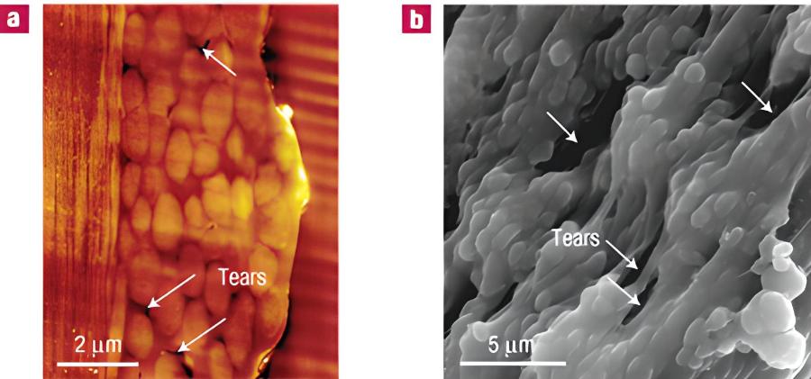 Microscopic muscle tears.