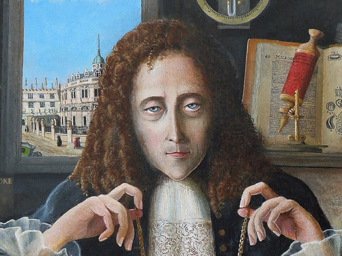 Robert Hooke's constant debate with Isaac Newton did not help him much.