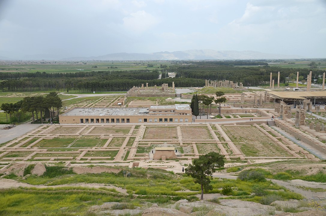 A general view of the ruins at Persepolis.
