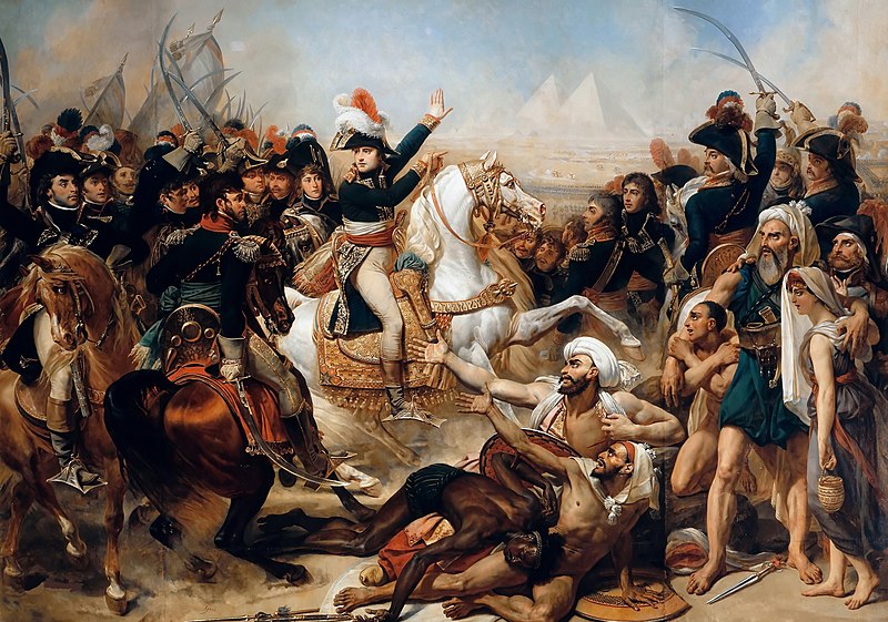 Battle of the Pyramids, July 21, 1798, Antoine-Jean Gros