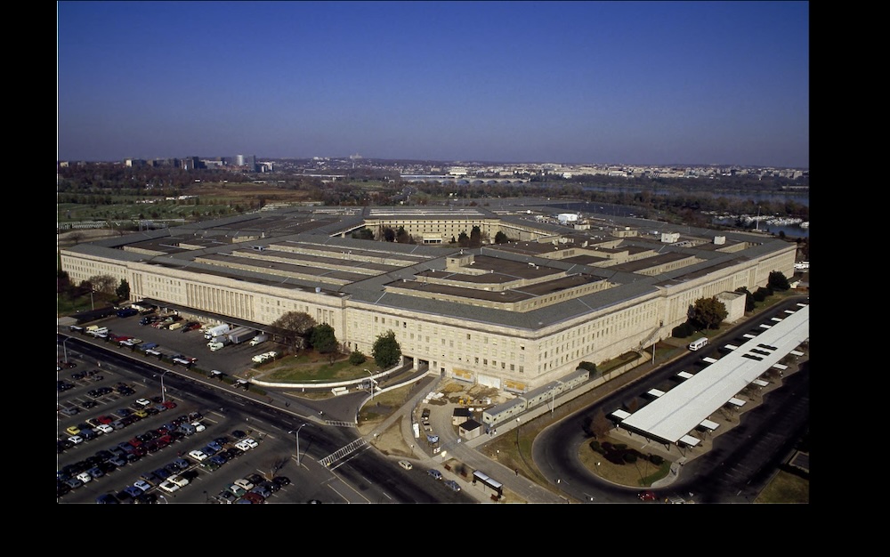 Aerial view of the Pentagon, Arlington, Virginia