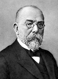 Robert Koch as an eminent academic.