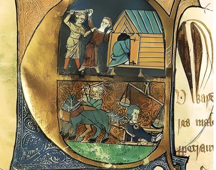 Medieval baker punished for breaking the rules.