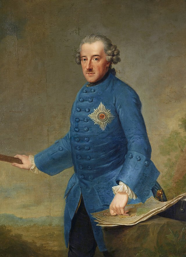 Frederick II, King of Prussia.