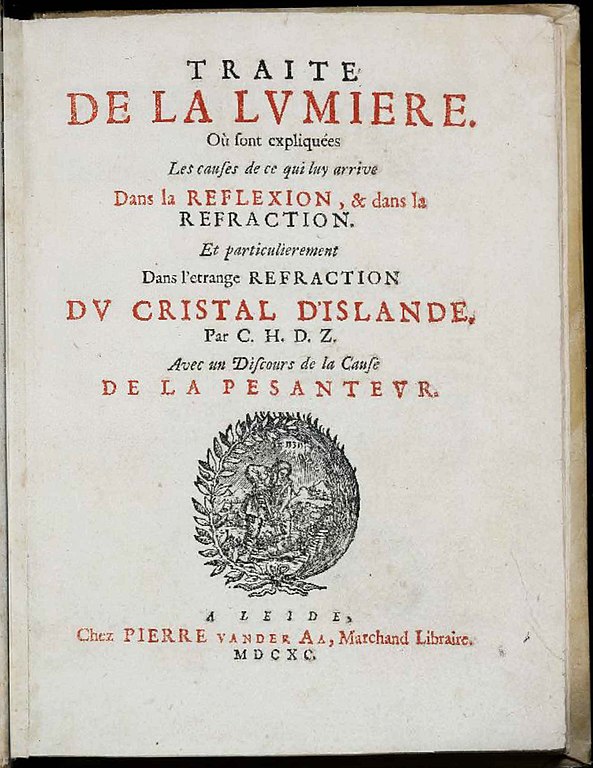 Traité de la lumière (1690).