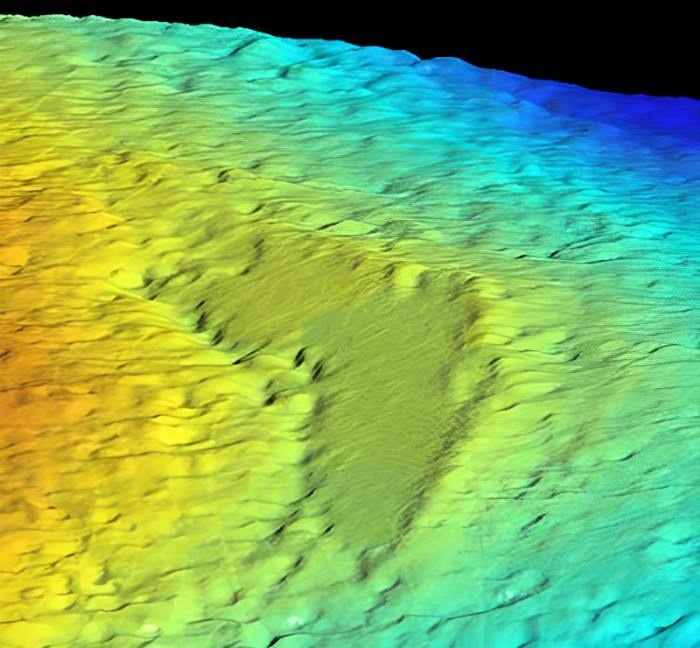 Photo by Michael Studinger Lamont Doherty Earth Observatory a perspective image of the ice surface of Lake Vostok