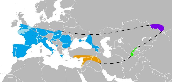 Range of Neanderthals