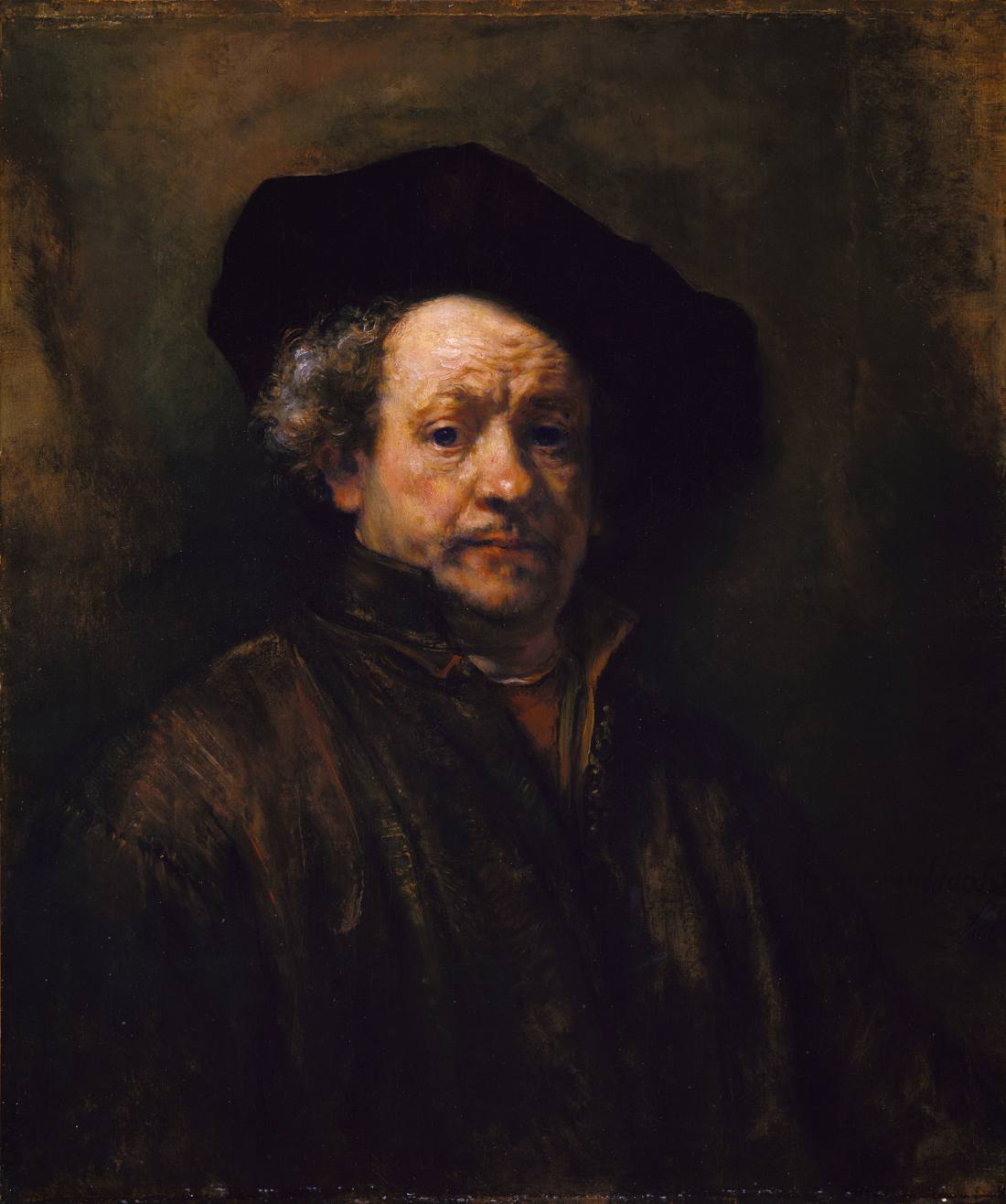 Rembrandts self portrait