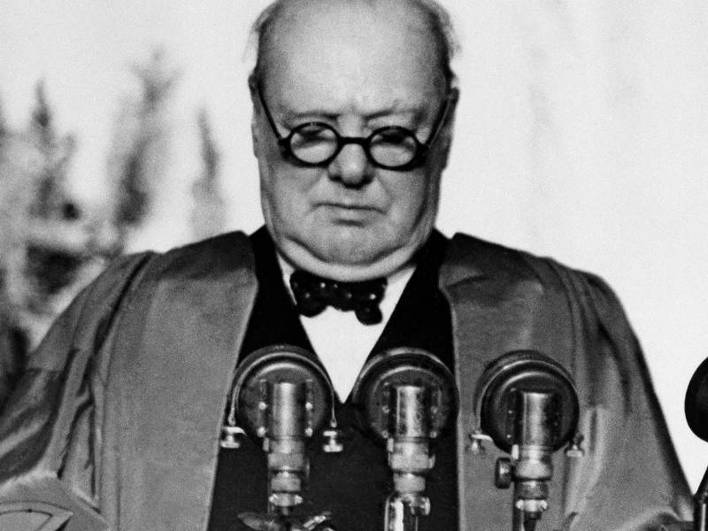 The 'United States of Europe' speech by Winston Churchill in 1946.