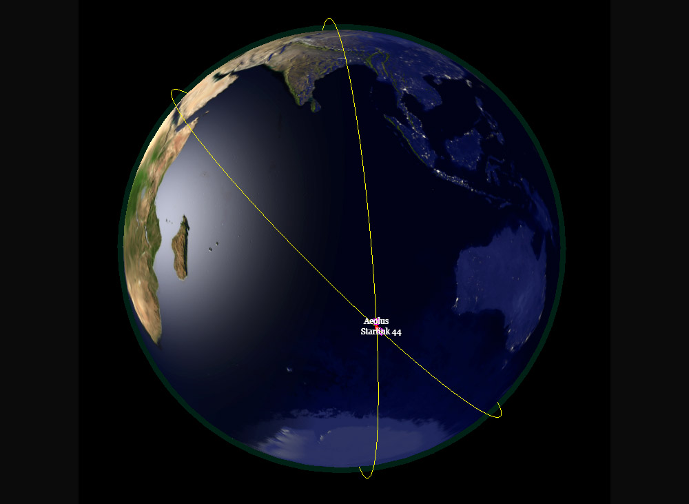 ESA satellite Aeolus and a Starlink satellite on a collision course on September 2nd, 2019. ESA