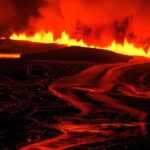 Hekla eruption, February 2000.