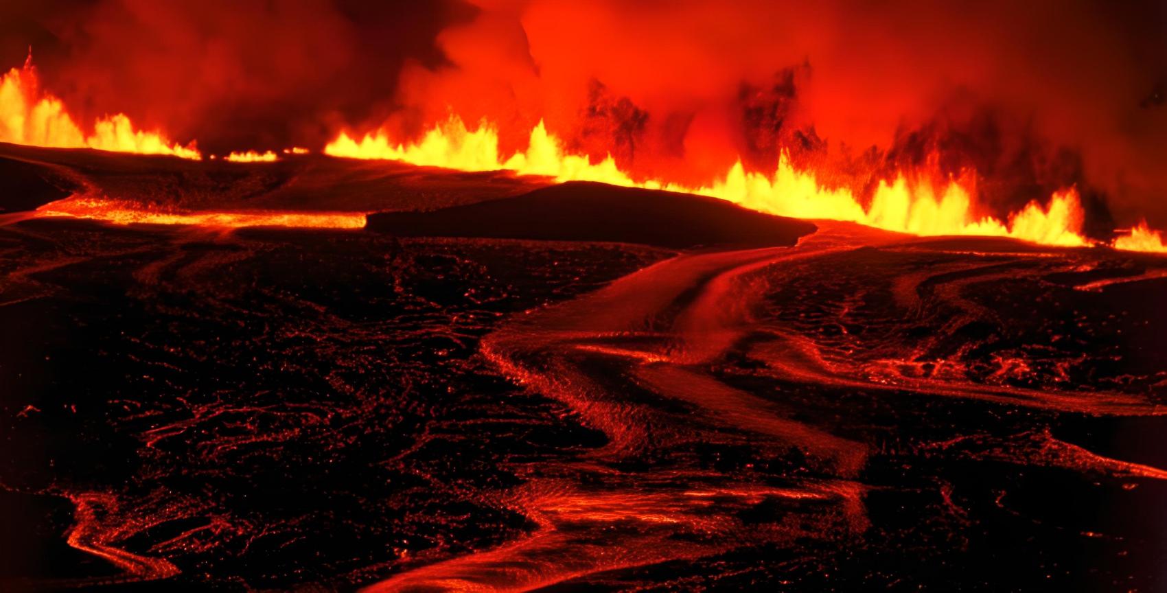 Hekla eruption, February 2000.