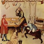 What were the butchery, meat, and sanitary rules in the Middle Ages