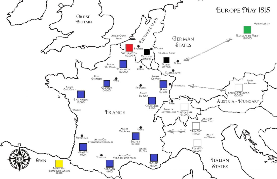 napoleon 1815 france the Seventh Coalition 3