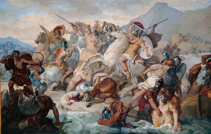 the battle of issus francesco coghetti 1