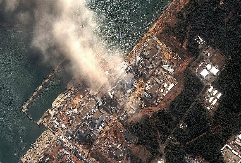 Number three reactor of the Fukushima nuclear plant. 