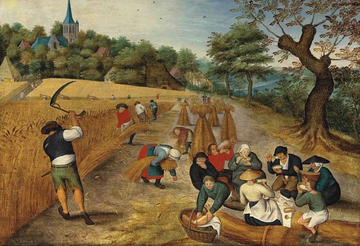 800px pieter brueghel de jonge zomer oogster 3