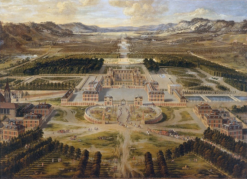 Versailles in 1668, painted by Pierre Patel.