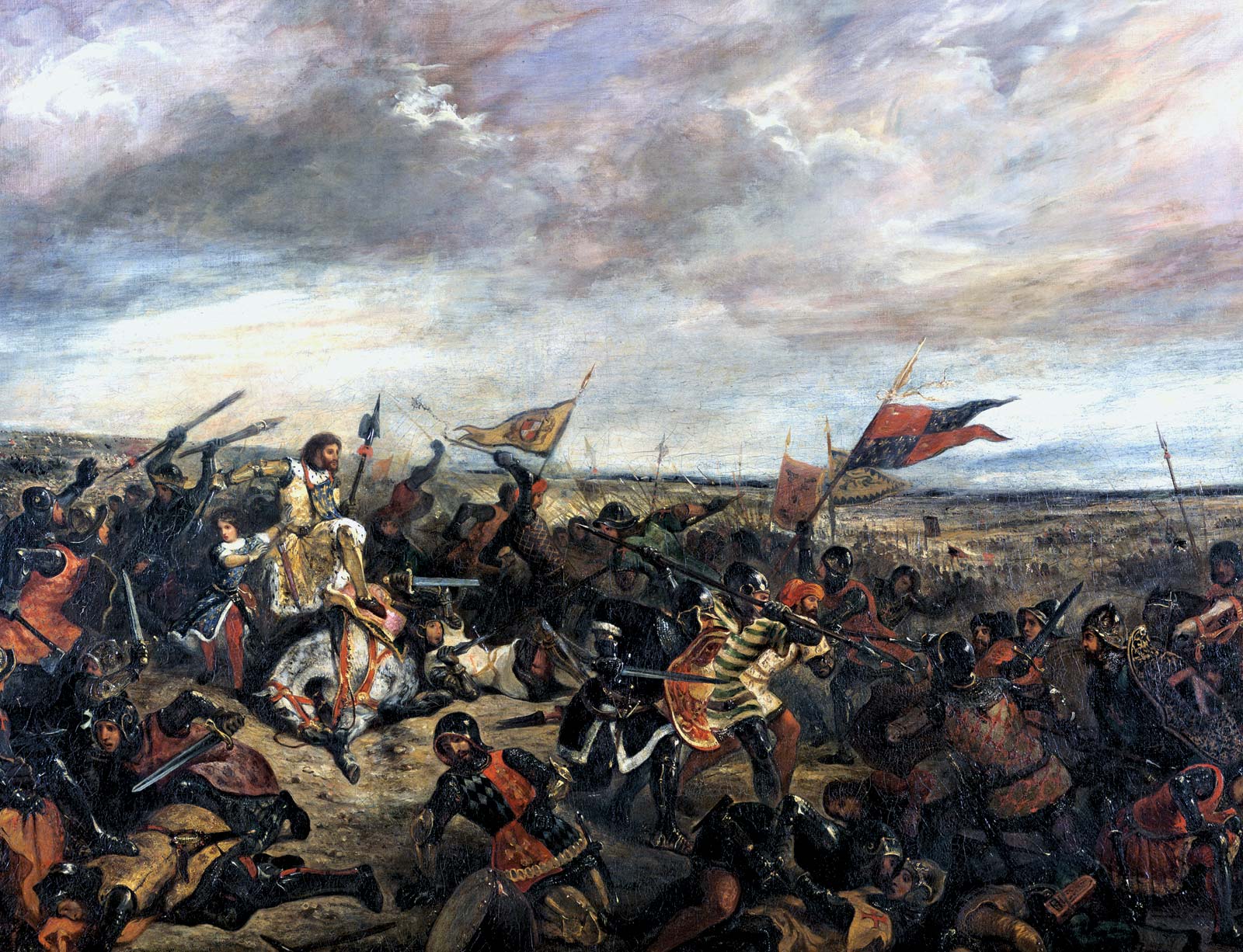 The Battle of Poitiers, by Eugène Delacroix, 1830