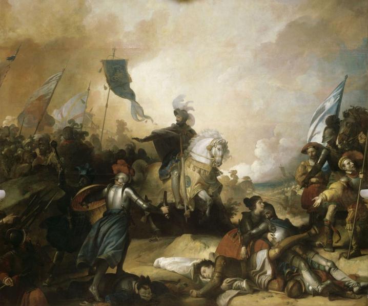 Battle of Marignan, September 14, 1515, Francis I at Marignano.