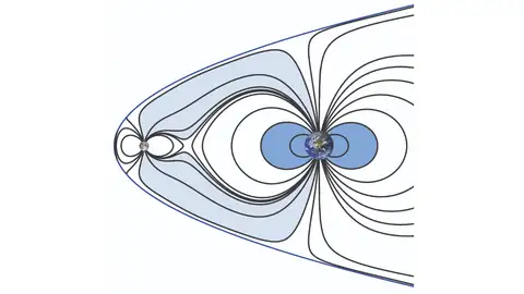 In its early days the moon had a bipolar magnetic field similar to Earth