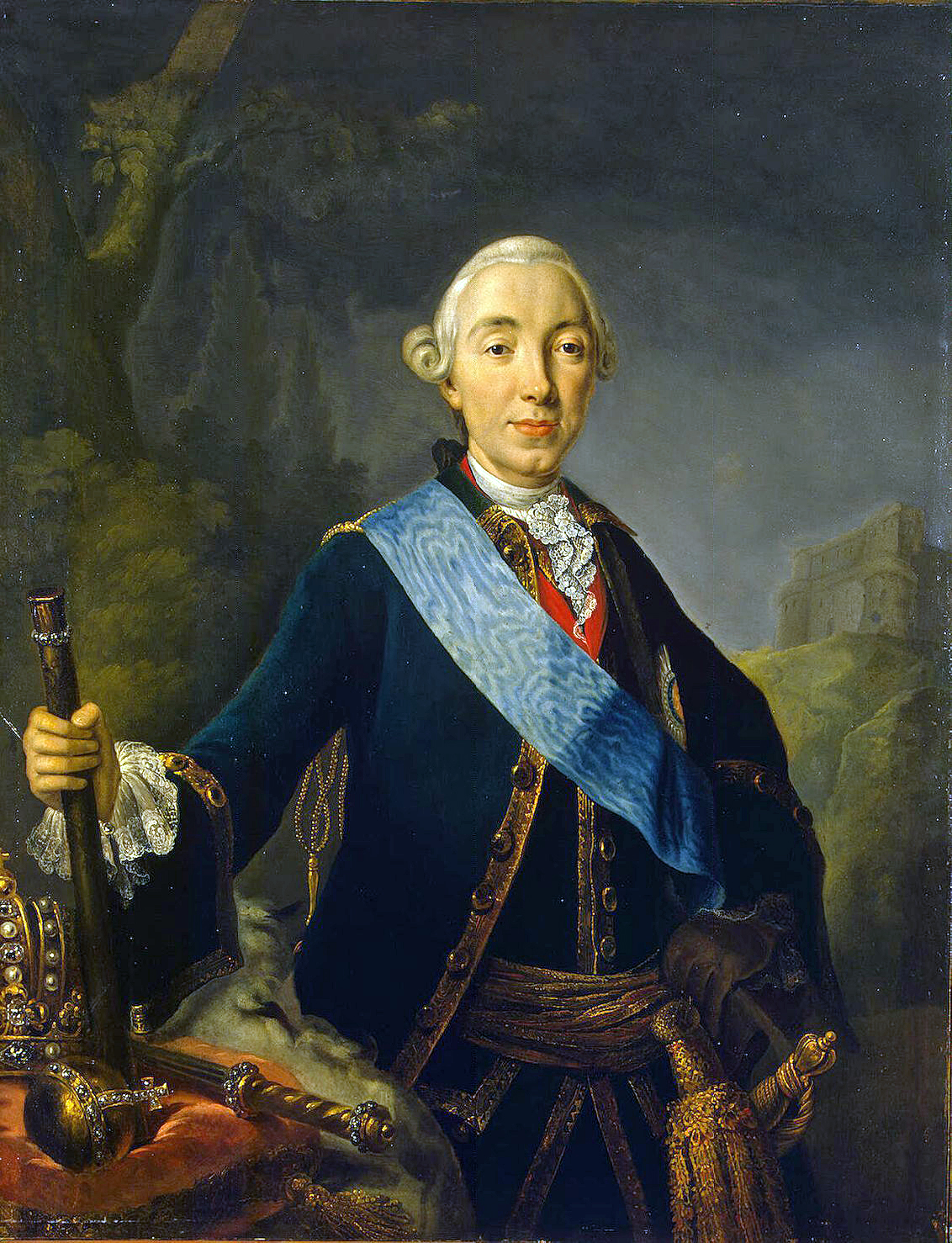 Coronation portrait of Peter III of Russia -1761.