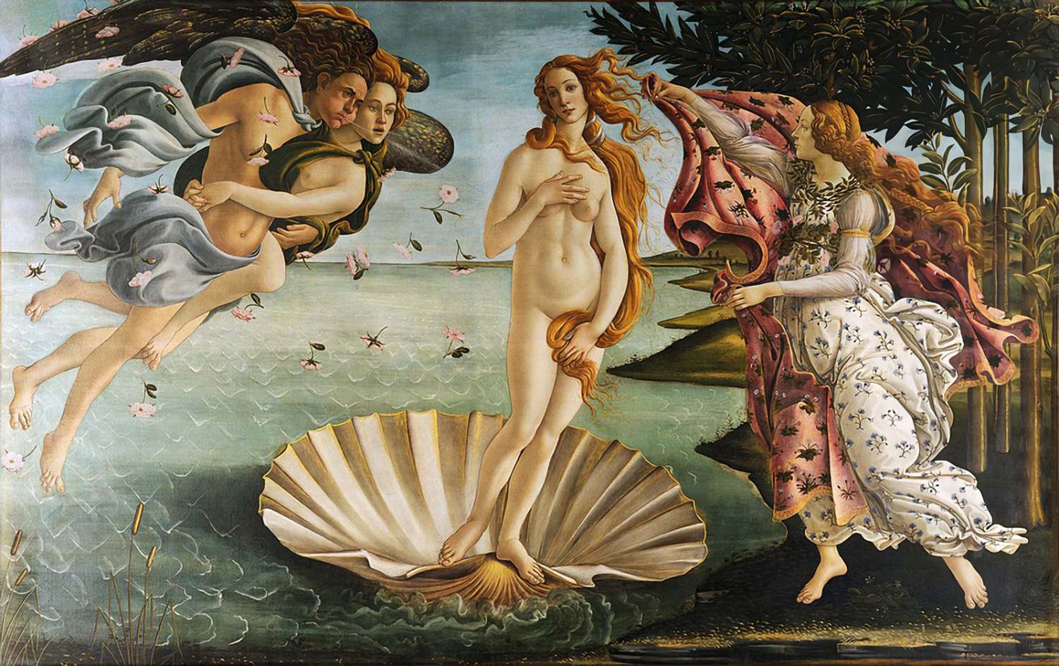 The Birth of Venus painting