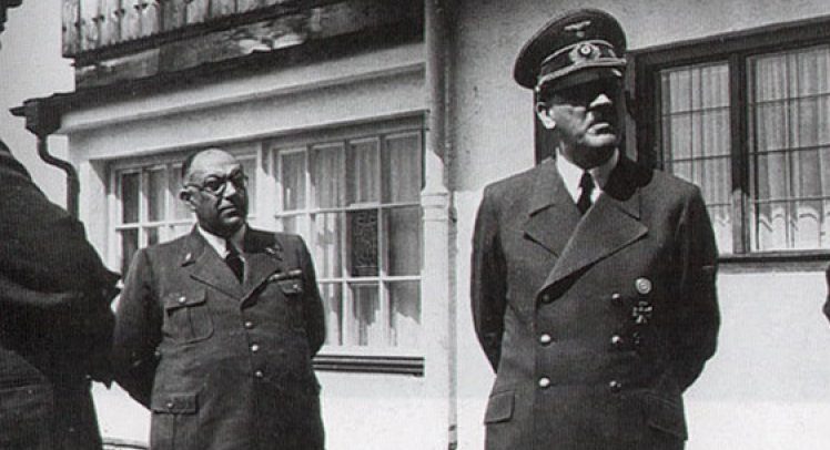 Theodor Morell and Hitler.