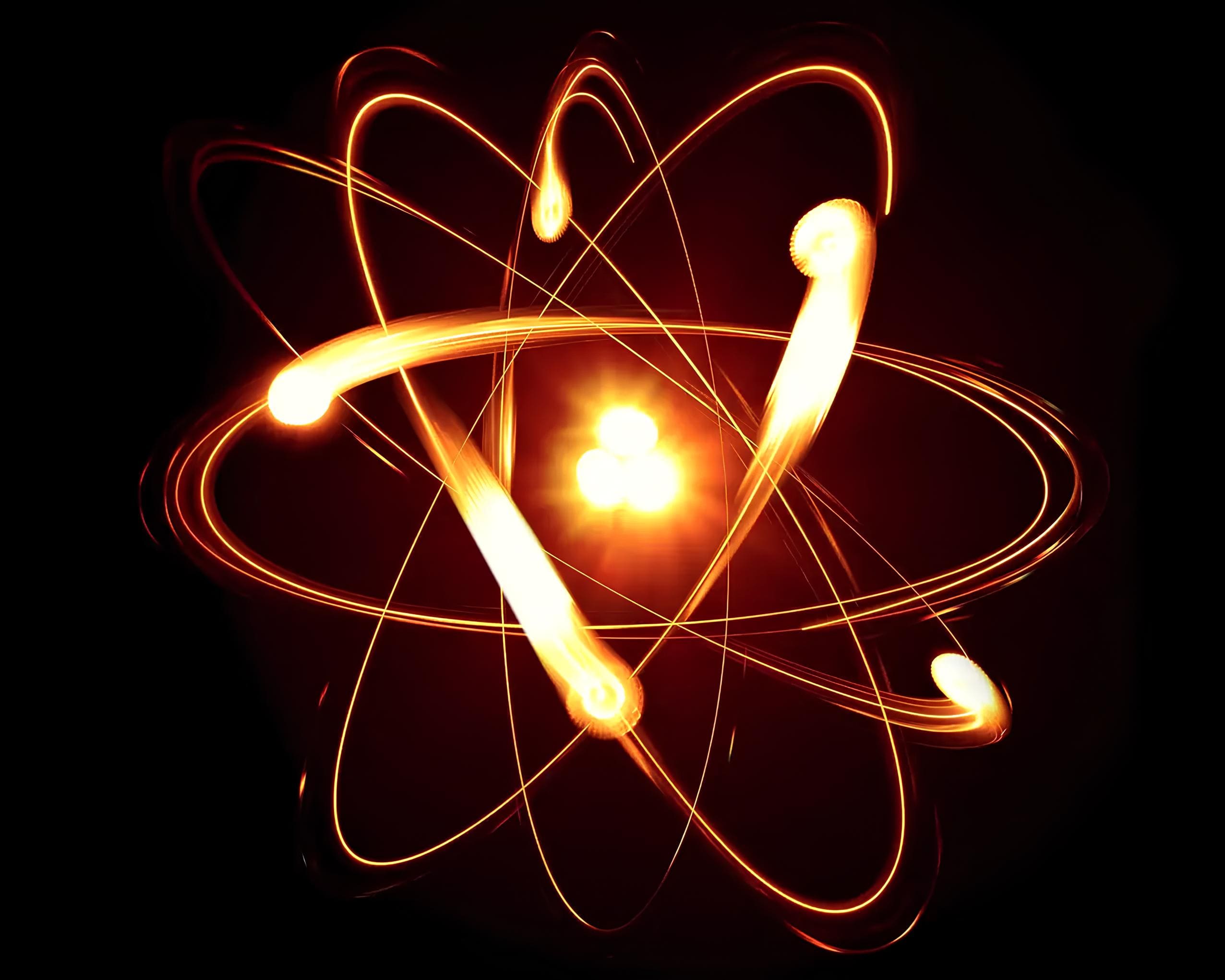 Electrons atoms