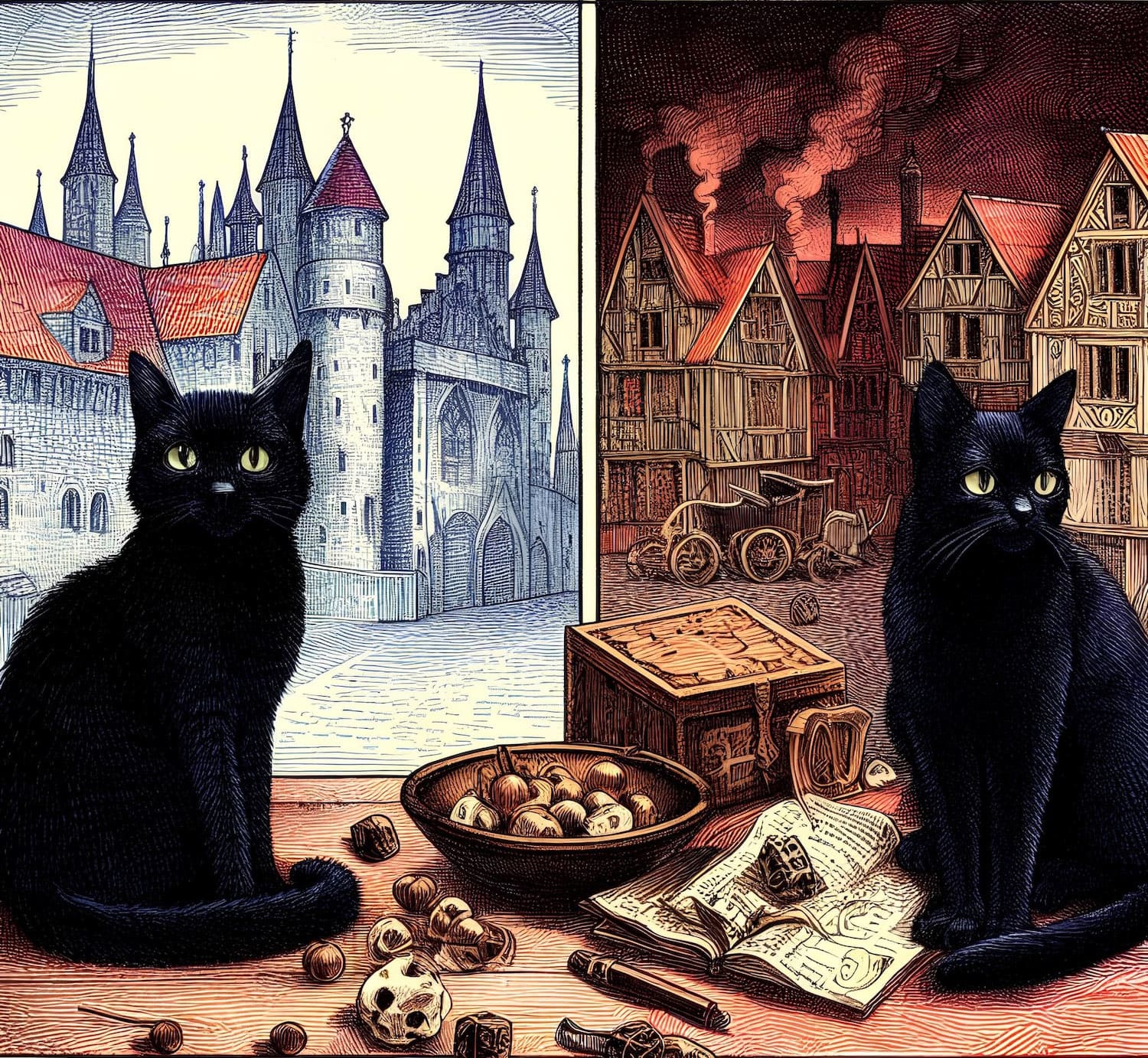 black cat bad luck middle ages