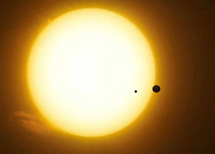 exoplanet and star